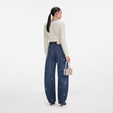 Áo len SELF PORTRAIT kem cổ đá