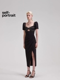 Váy SELF PORTRAIT dáng dài cổ vuông