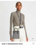 Túi TORY BURCH mini T monogram Tote 3 màu