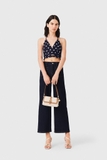 Áo MAJE navy cổ yếm chấm bi ( CÓ SET )