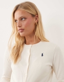 Cardigan RALPH LAUREN trơn len mỏng 6 màu