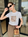 Tshirt LOEWE logo đính cườm
