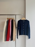 Cardigan RALPH LAUREN vặn thừng khuy sừng 2026