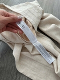 Quần MASSIMO DUTTI linen xếp ly cạp