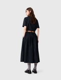 Sơ mi MAJE navy đá cộc tay ( có set)