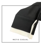 Sơ mi Alice+ Olivia đen viền trắng