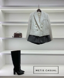 Áo khoác L'AGENCE dạ tweed