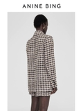 Blazer dạ kẻ ANINE BING