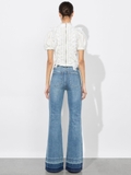 Quần jean ALICE OLIVIA ống vẩy gấu đậm