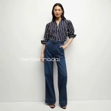 Sơ mi VERONICA BEARD kẻ đen trắng