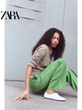 Quần ZARA xanh cải cạp