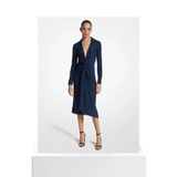 Váy lụa MICHAEL KORS xoắn eo