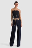 Quần jean ALICE OLIVIA belt xích vàng