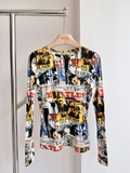 Áo ALICE+OLIVIA  họa tiết The Beatles