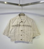 Áo jeans AJE ren dập