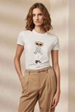 Tshirt RALPH LAUREN áo nhũ bạc