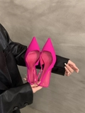 Slingback Stra mũi nhọn 3 màu-Auth