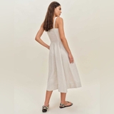 Váy REFORMATION 2 dây linen 2 màu