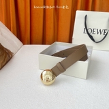 Belt LOEWE mặt logo tròn