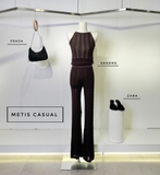 Quần SANDRO nâu dáng dài