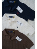 Áo len polo RL cộc tay 3 màu