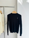 Áo len RALPH LAUREN trơn cổ tròn dài tay 4 màu