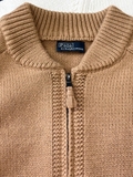 Áo khoác len RALPH LAUREN kéo khóa 3 màu