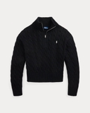 Áo len RALPH LAUREN khoá zip vặn thừng