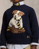 Áo len RALPH LAUREN kid chó quàng khăn