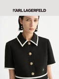 Váy KARL LAGERPELD cổ bẻ hàng khuy