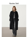 Áo dạ MASSIMO DUTTI đai tay, dài