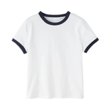 Tshirt COS trơn viền cổ tay 2 màu