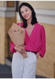 Sơ mi Sezane hồng