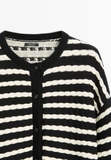 Cardigan MASSIMO DUTTI kẻ