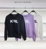 Áo nỉ Karl logo ngực 3 màu