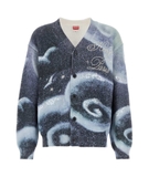 Cardigan KENZO họa tiết bling