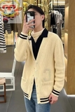 Cardigan Celin kem logo sau lưng