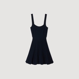 Váy 2 dây SANDRO navy ngắn