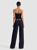 Quần jean ALICE OLIVIA belt xích vàng