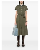 Váy sơ mi RALPH LAUREN linen túi ngực