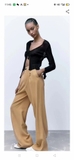 Quần xuông Zara 1 khuy 2 màu