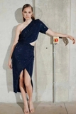 Váy SELF PORTRAIT lệch vai cut-out eo
