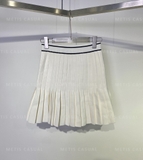 Chân váy SANDRO trắng viền