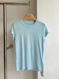 Tshirt IRO xanh chữ đá