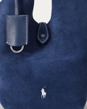 Túi giỏ RALPH LAUREN da lộn