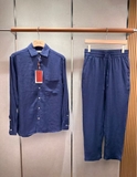 Set linen LORO PIANA áo+ quần