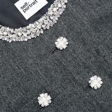 Áo khoác SELF PORTRAIT xương cá cổ đá