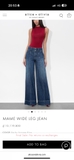 Quần jean ALICE+OLIVIA ống đứng viền ống