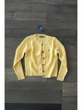 Cardigan vặn thừng RALPH LAUREN khuy sừng vàng
