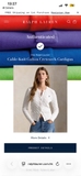 Cardigan RALPH LAUREN vặn thừng
